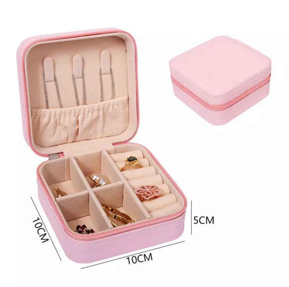 Personalized Travel Jewelry Box – Custom Gift for Bridesmaids, Birthdays & More!