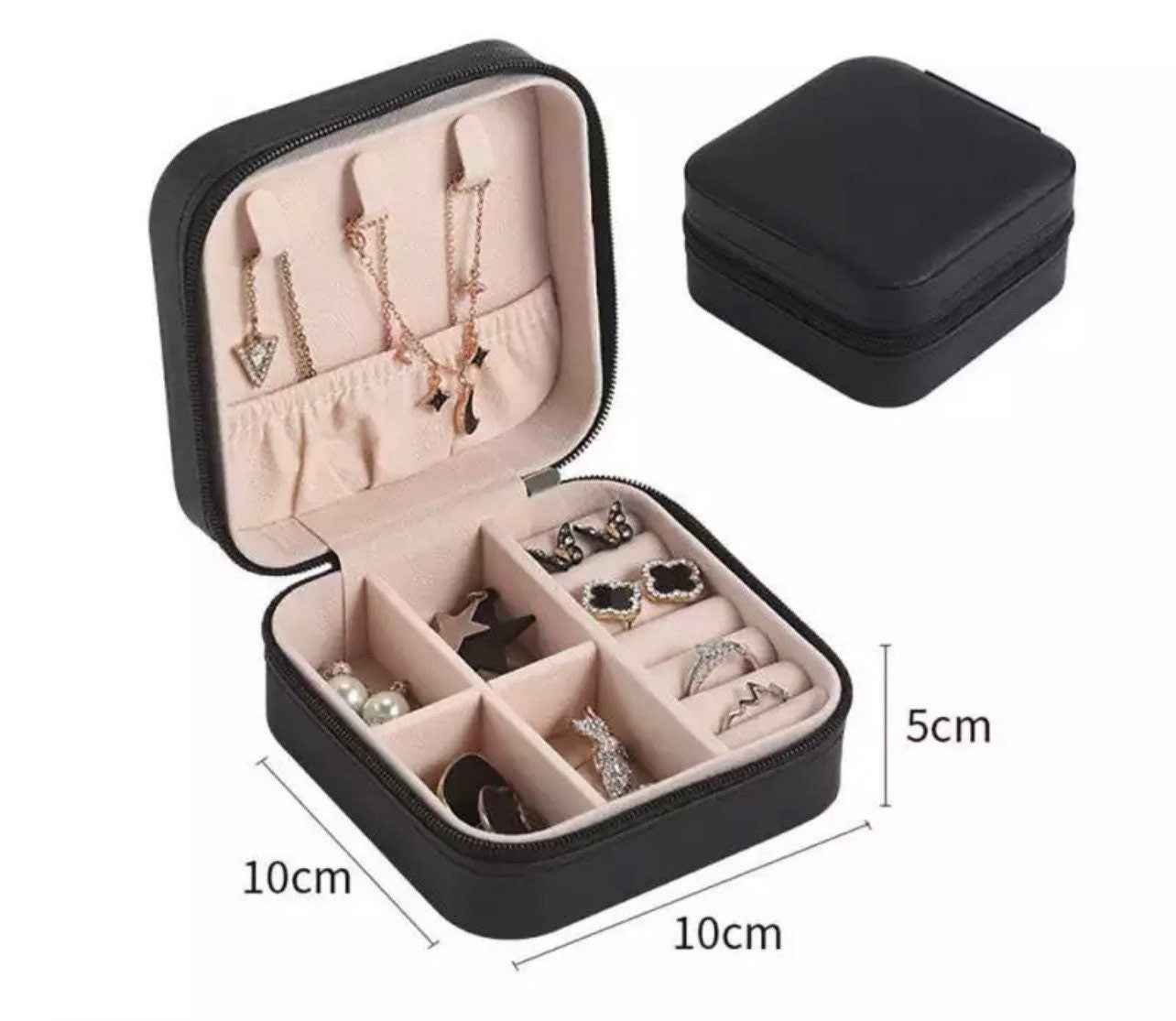 Personalized Travel Jewelry Box – Custom Gift for Bridesmaids, Birthdays & More!