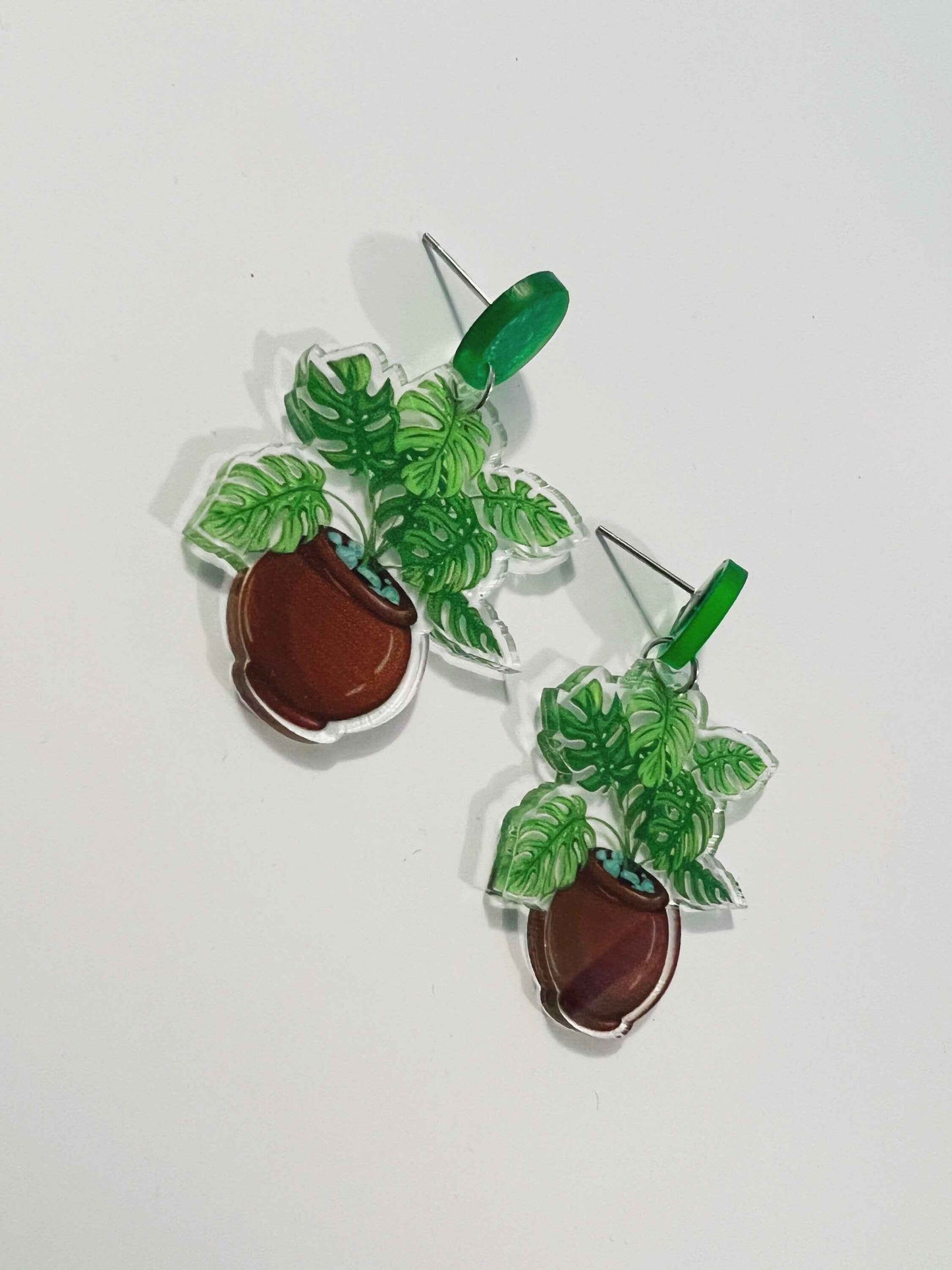 Dangle into Green: Crazy Plant Lady Earrings for the Ultimate Plant Lovers!
