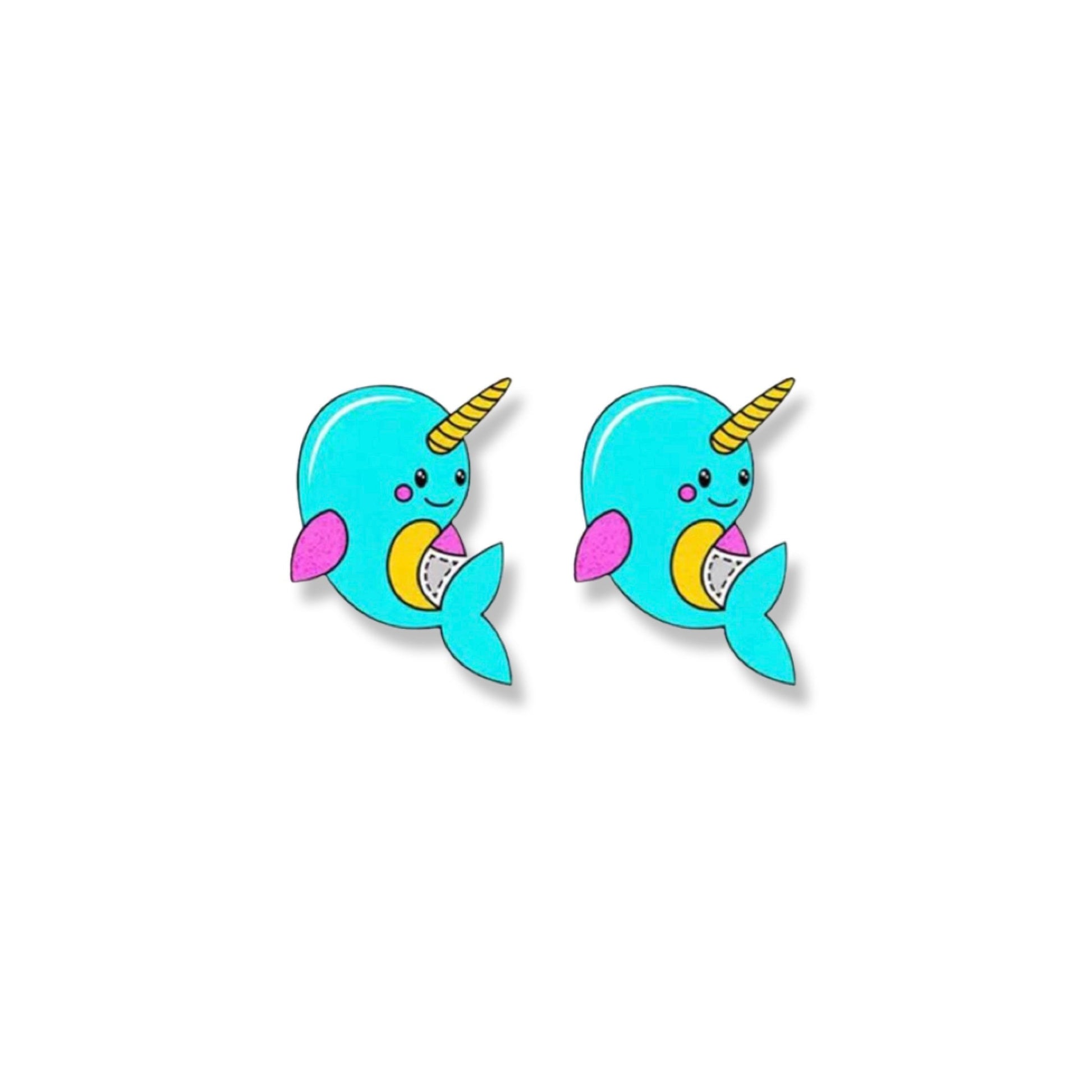 Whimsical Narwhal Studs: Dive into Adorable Handmade Jewelry! - Rhythms of Grace Creative