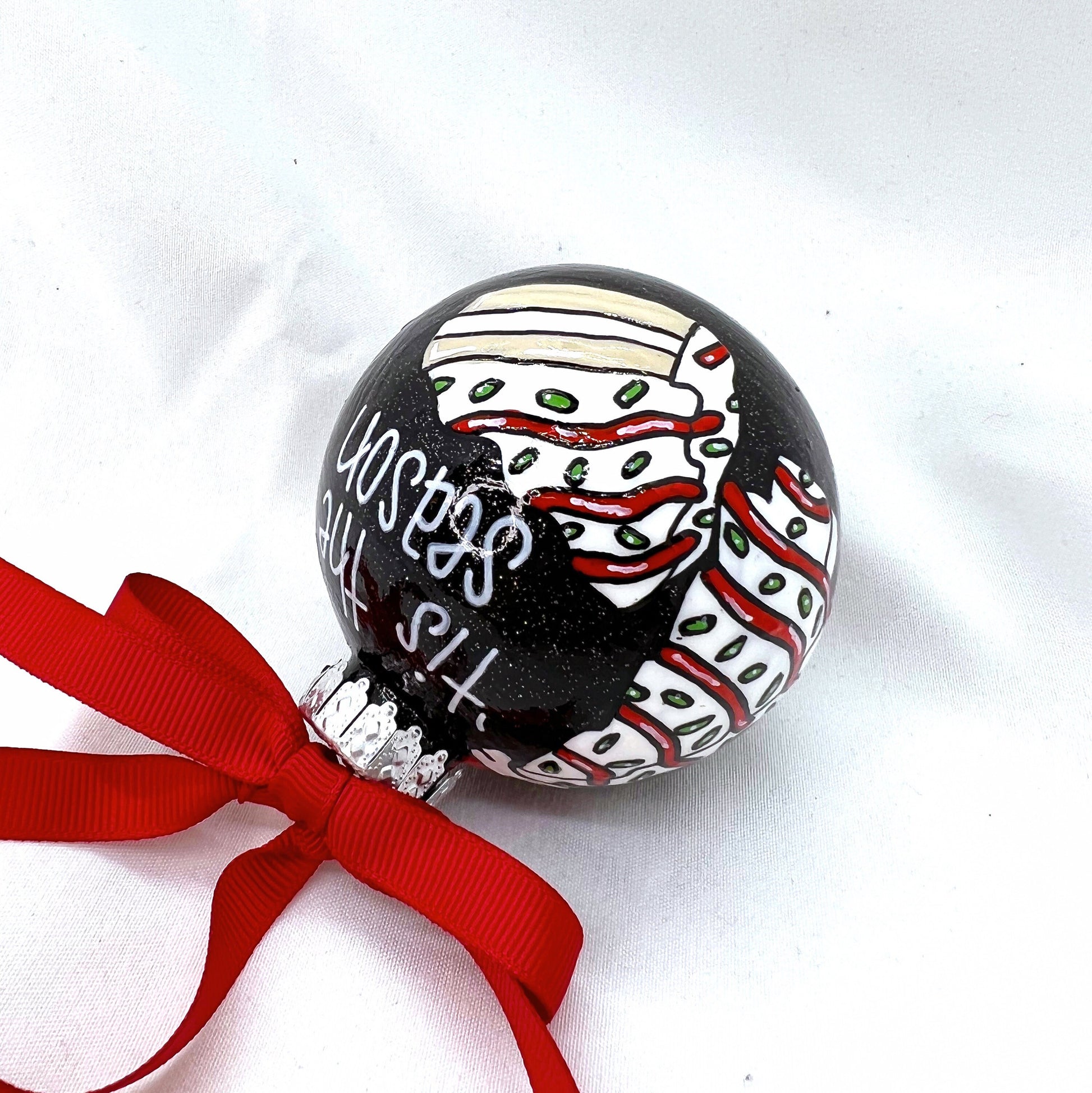 Tis the Season Ornament - Christmas Tree Cake, Christmas Ornament, Holiday Ornament, Looking Like a Snack, Christmas Cake, Ornament Exchange - Rhythms of Grace Creative