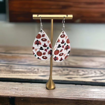Gobble Gobble Glam: Turkey Teardrop Earrings for Thanksgiving Fun! 🦃 - Rhythms of Grace Creative