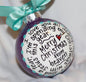Christmas in Heaven Ornament - Memorial Ornament, Angel in Heaven, Christmas Ornament, Holiday Ornament, In Memory, Rest in Peace - Rhythms of Grace Creative