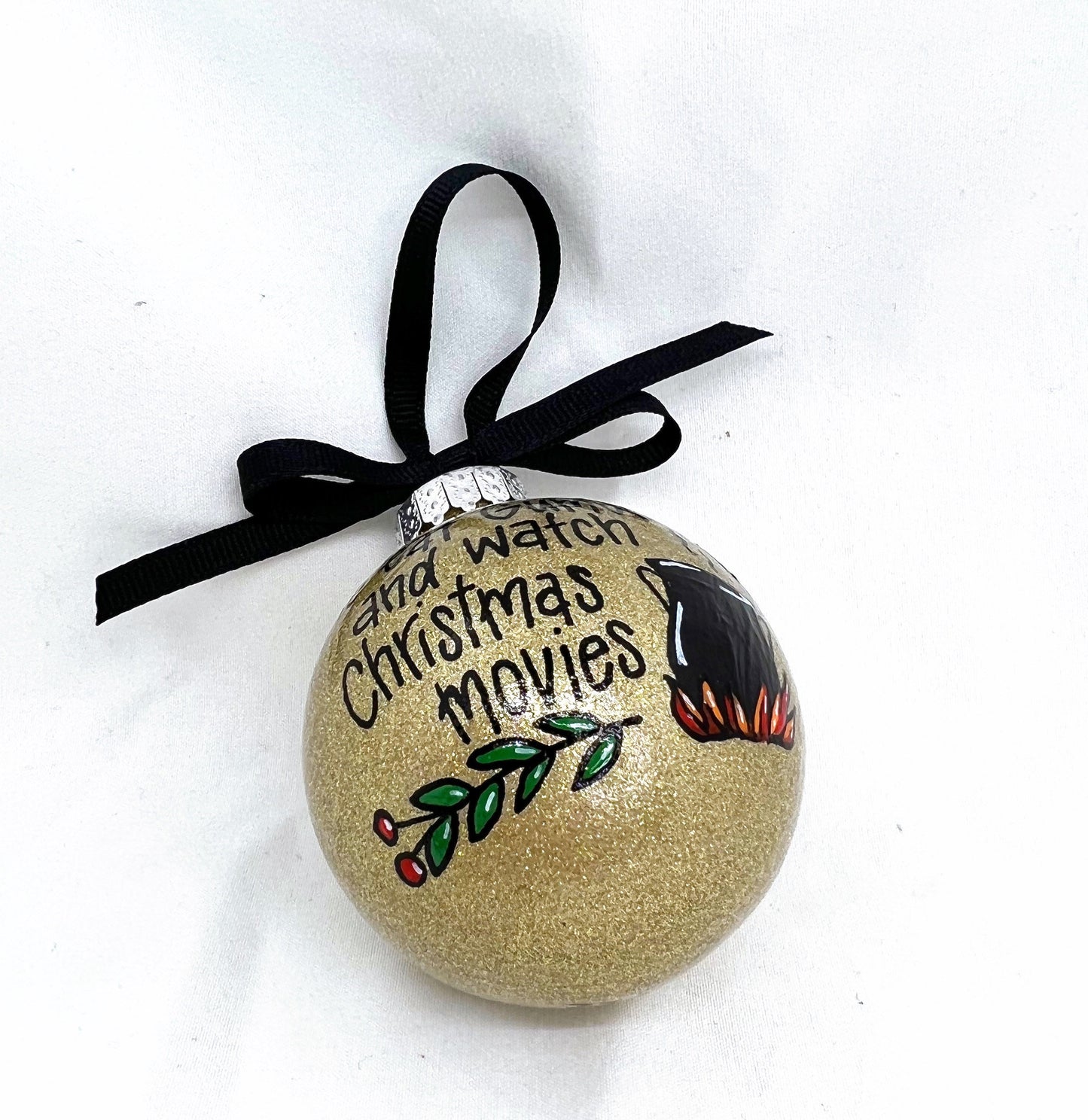 Gumbo Ornament - Watching Hallmark Movies,  Louisiana Ornament, Christmas Ornament, Holiday Ornament, Ornament Exchange, Cajun Ornament - Rhythms of Grace Creative