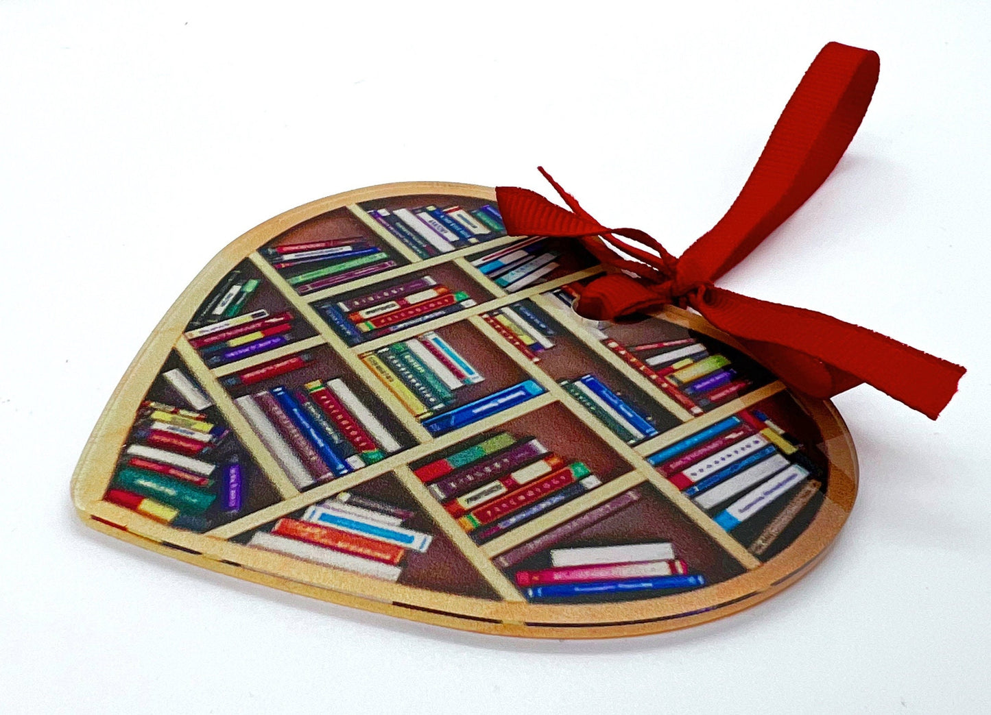 "TBR Tree Ready!" – Sublimated Book Ornament for Readers - Rhythms of Grace Creative