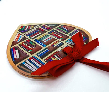 "TBR Tree Ready!" – Sublimated Book Ornament for Readers - Rhythms of Grace Creative