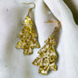 Christmas Tree Earrings - Christmas Earrings, Rhinestone Christmas, Christmas Jewelry, Christmas Jewelry, Handmade Earrings, Glitter Trees - Rhythms of Grace Creative