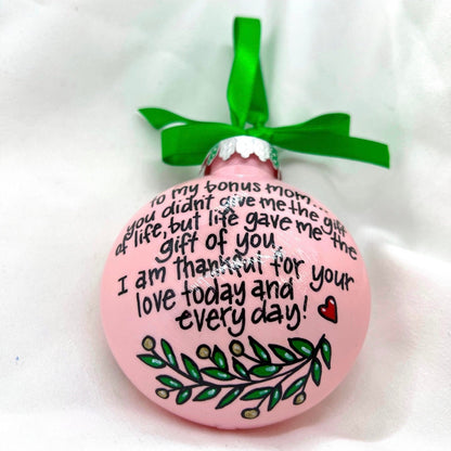 Christmas Ornament: Bonus Mom Tribute - Rhythms of Grace Creative