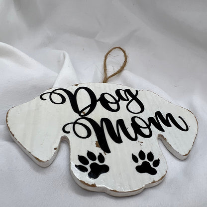 Pawsitively Perfect: Personalized Dog Mom Ornament 🌟 - Rhythms of Grace Creative