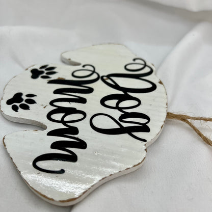 Pawsitively Perfect: Personalized Dog Mom Ornament 🌟 - Rhythms of Grace Creative