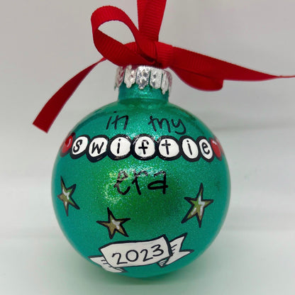 Swiftie Ornament - Eras Tour Ornament, Christmas Ornament, Holiday Ornament, Swiftie Era, Merry Swiftmas, Christmas Era, Eras Tour Gift - Rhythms of Grace Creative