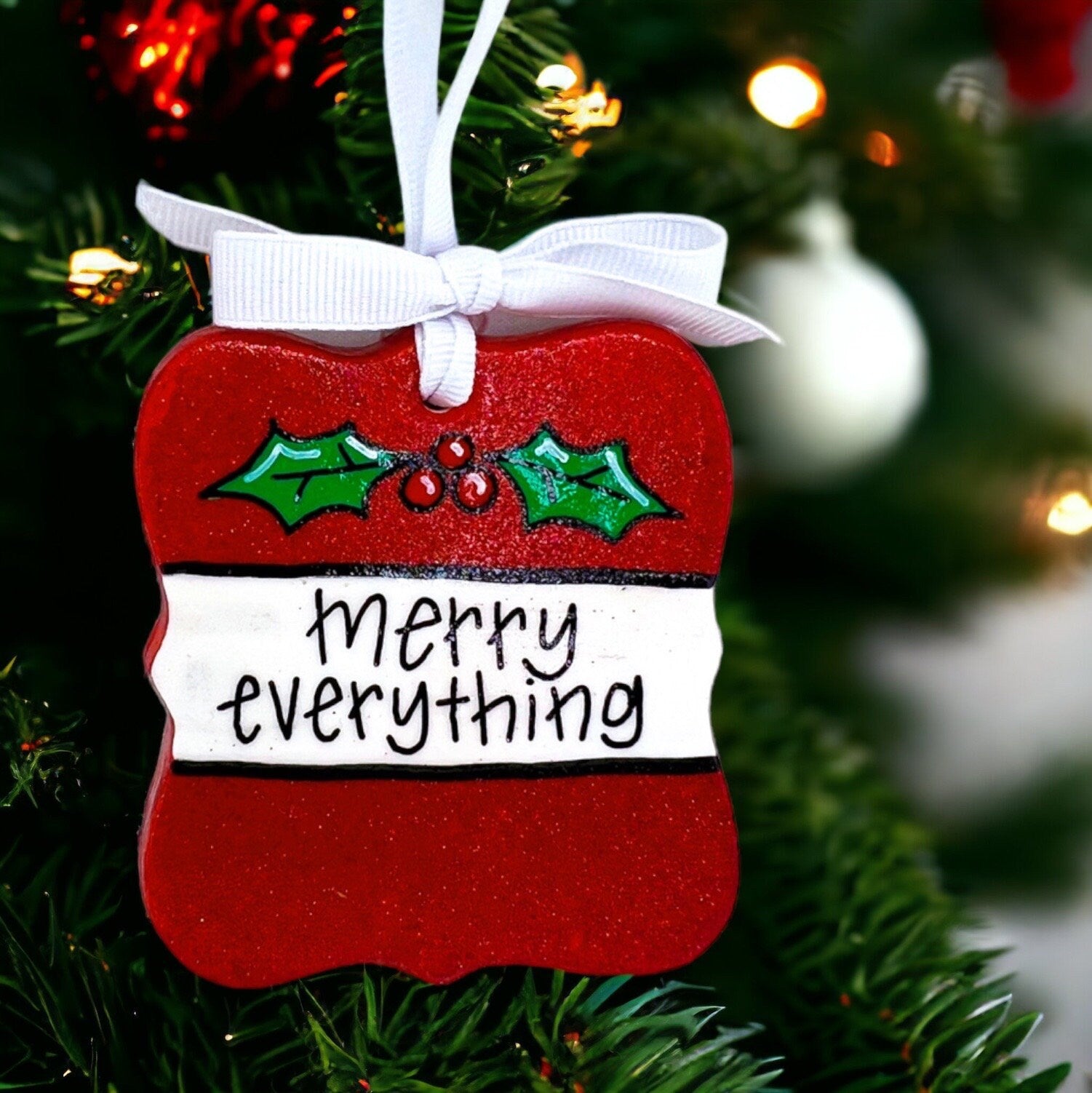 Self Growth Ornament - Friendship Ornament, Christmas Ornament, Holiday Ornament, Long Distance, Best Friend, Stocking Stuffer, Pastels - Rhythms of Grace Creative