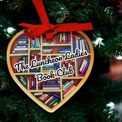 "TBR Tree Ready!" – Sublimated Book Ornament for Readers - Rhythms of Grace Creative