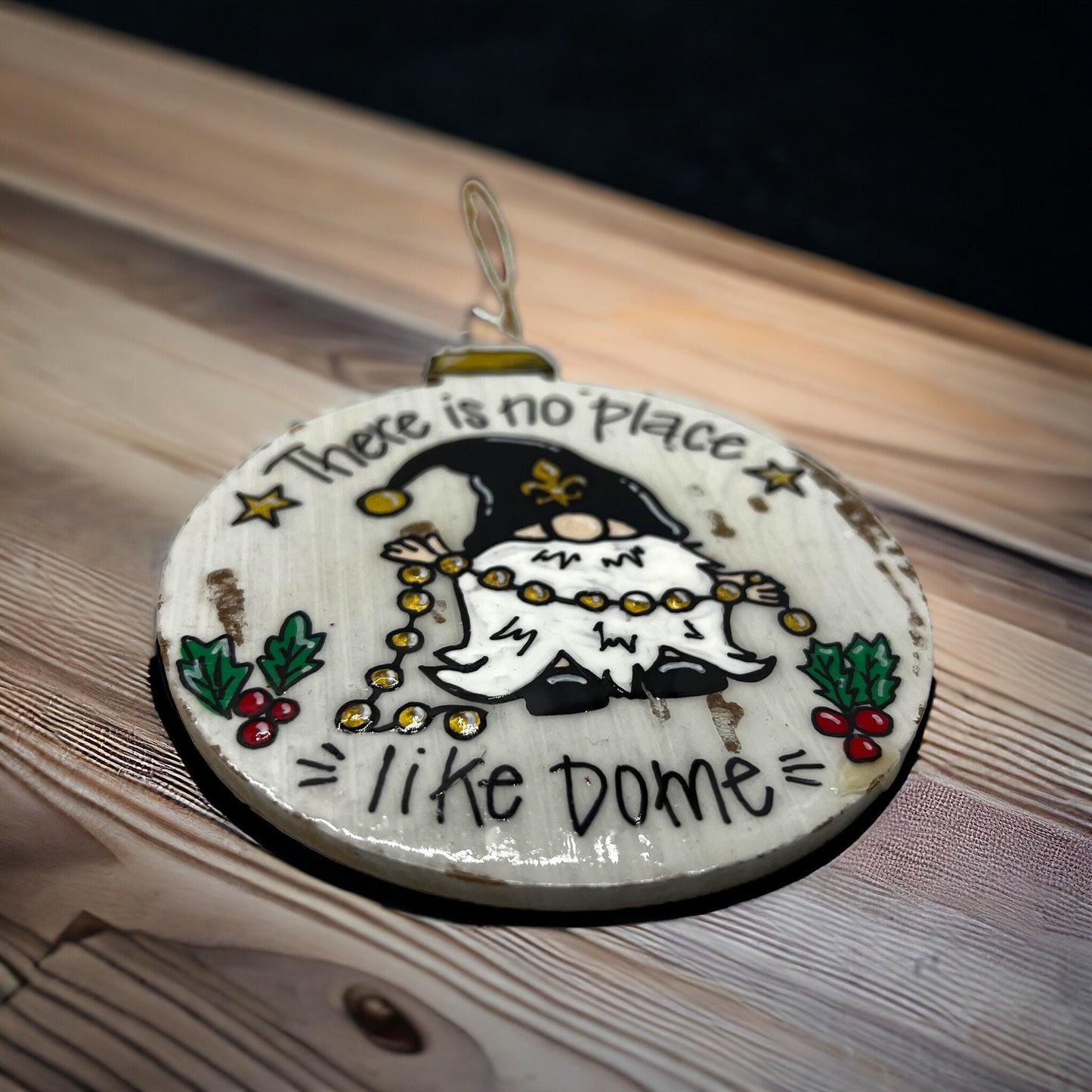 New Orleans Ornament - Saints Ornament, Christmas Ornament, Holiday Ornament, Supersome Ornament, NOLA Ornament, Louisiana Ornament - Rhythms of Grace Creative