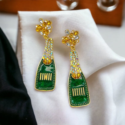 Celebrate in Style with Our Champagne Earrings! 🥂 - Rhythms of Grace Creative