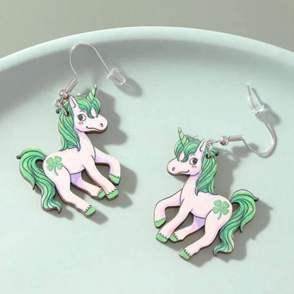 Bring on the Luck: Adorable St. Patrick's Day Unicorn Earrings! - Rhythms of Grace Creative