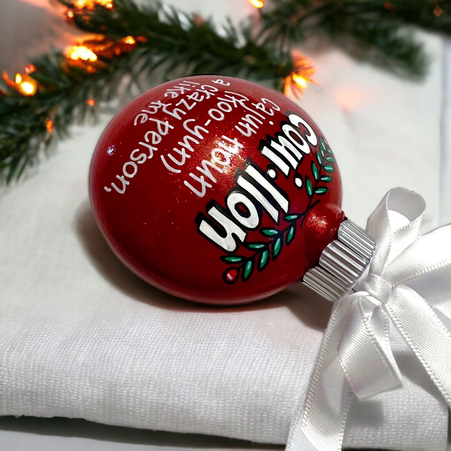 Cajun Christmas Ornament - Cajun Ornament, Christmas Ornament, Holiday Ornament, Couyon, Bayou Ornament, Handmade Ornament, Funny Ornament - Rhythms of Grace Creative
