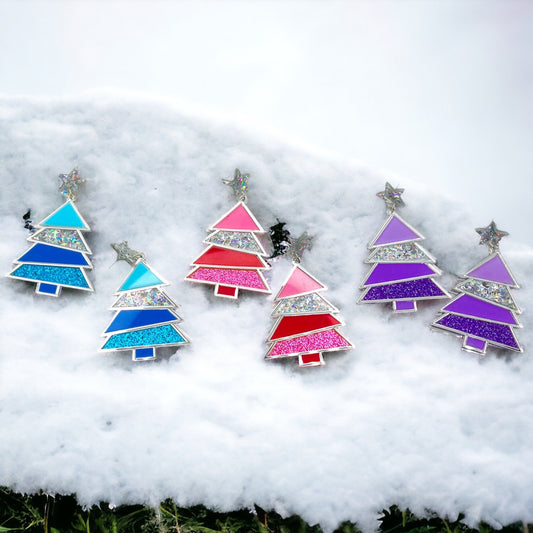 Sparkle & Shine with Pastel Christmas Tree Earrings! 🌟 - Rhythms of Grace Creative