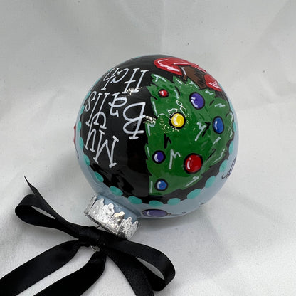 Christmas Ornament - Funny Ornament, Holiday Ornament, Sarcastic Ornament, 2023 Ornament, My Balls Itch, Ornament Exchange, Humorous Gift - Rhythms of Grace Creative