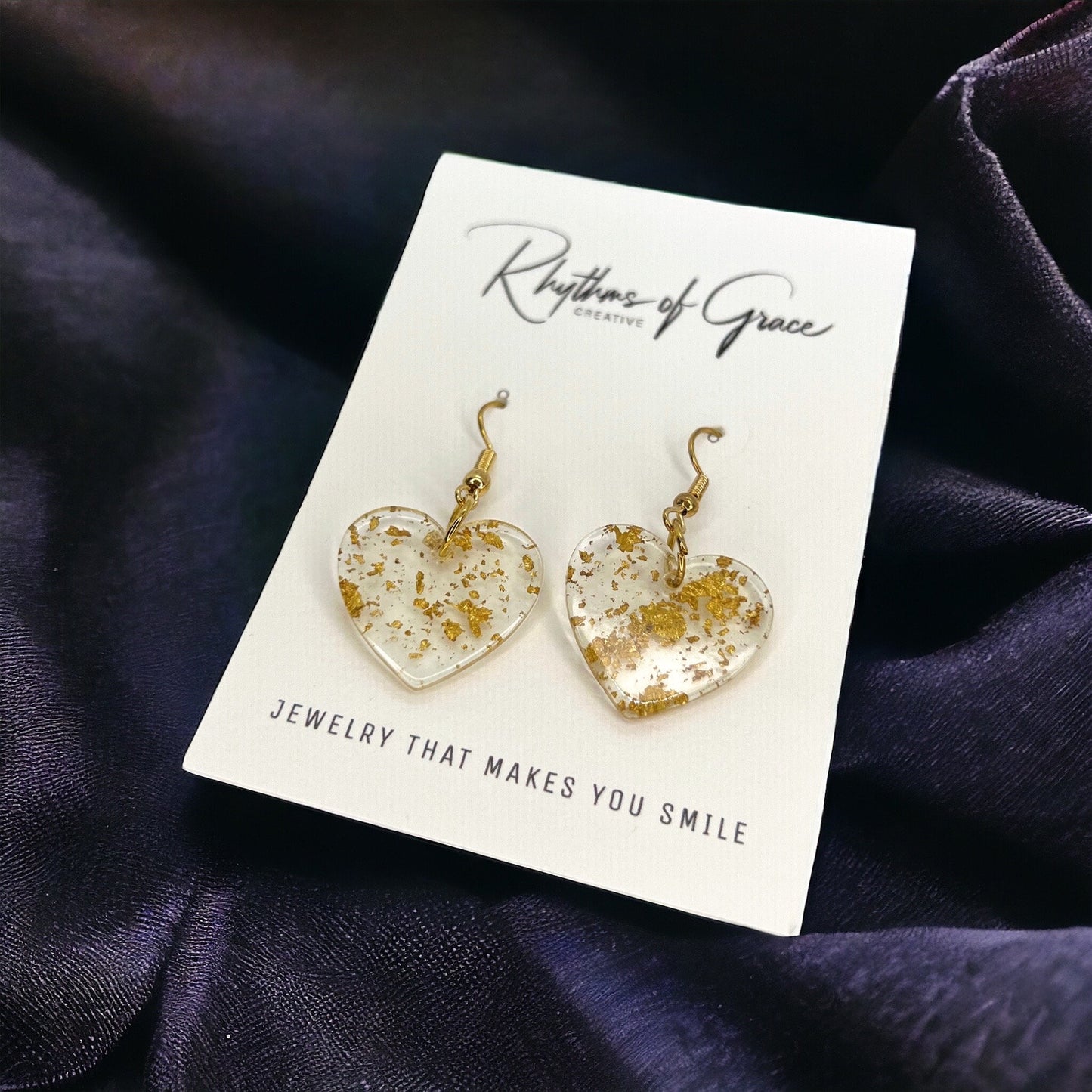 Heartfelt Elegance: Dangle into Love with Gold & Silver Earrings! - Rhythms of Grace Creative