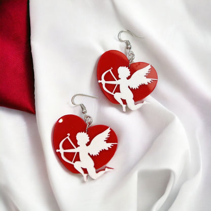 Cupid’s Charm: Love-Struck Heart Earrings for Every Occasion! 💘✨ - Rhythms of Grace Creative