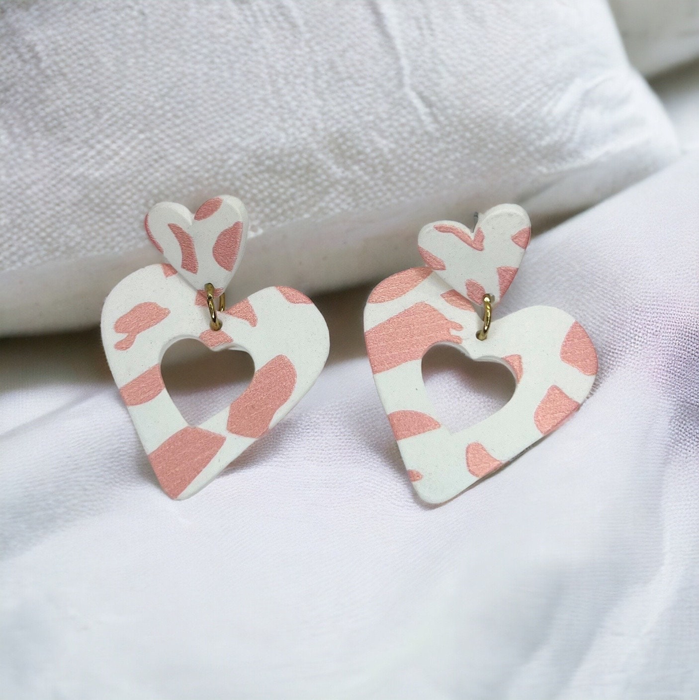 Heartfelt Style: Pink Dangle Earrings for Lovebirds! - Rhythms of Grace Creative