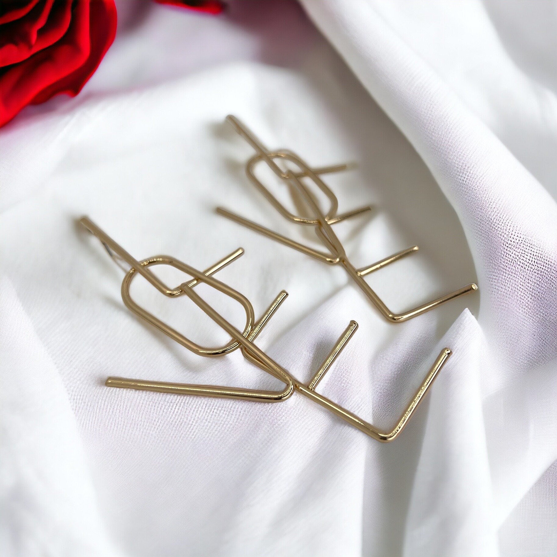 Love is in the Air: Sparkling Gold LOVE Earrings for Every Sweetheart! - Rhythms of Grace Creative