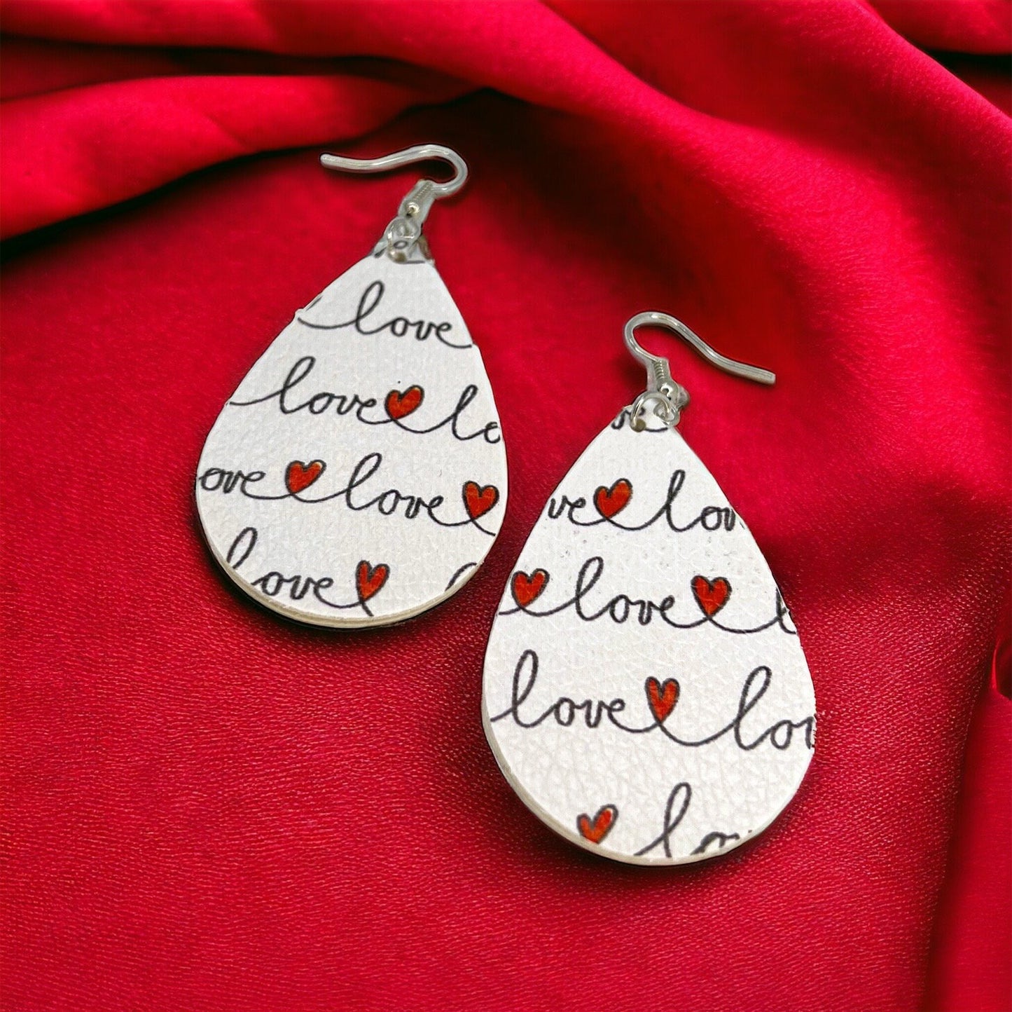 Love in the Air: Stunning Teardrop Valentine's Earrings! - Rhythms of Grace Creative