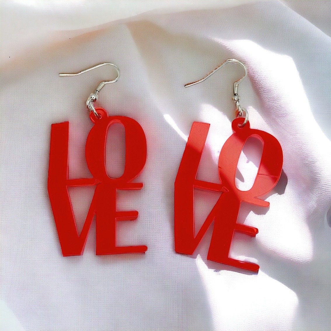 Heartfelt Vibes: Bold LOVE Earrings for a Love-Fueled Look! - Rhythms of Grace Creative