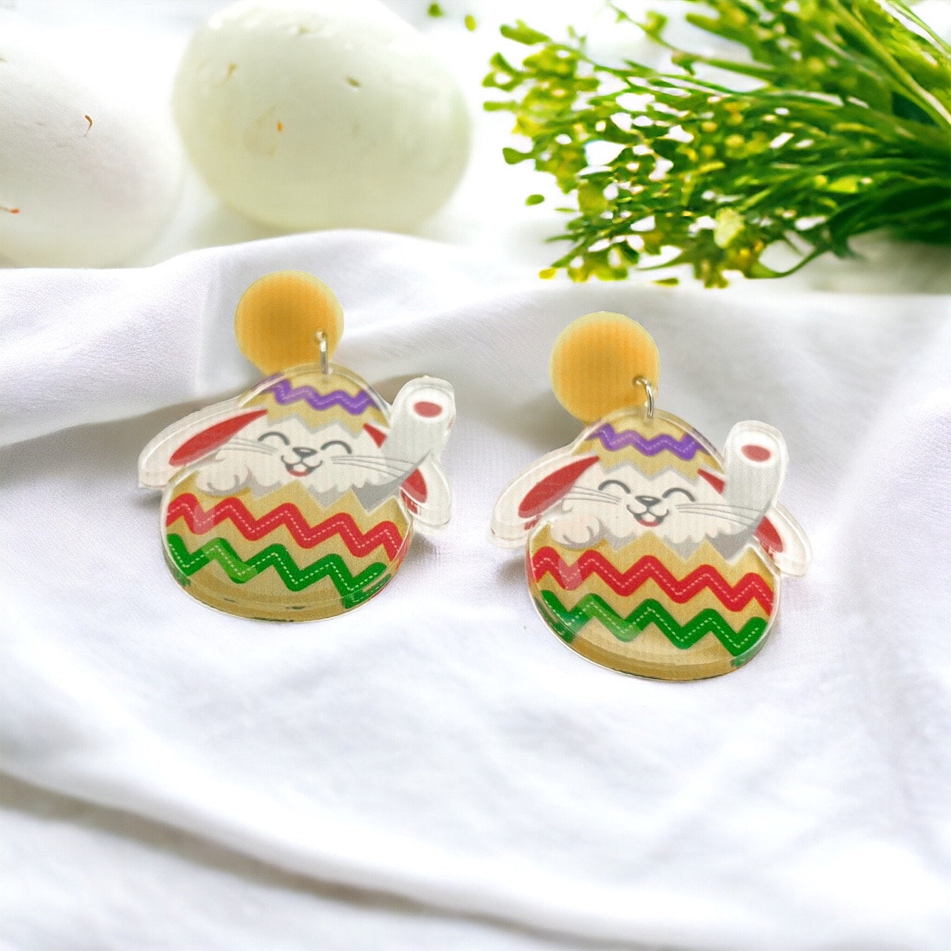 Hop Into Style: Adorable Easter Earrings – Bunny, Egg, and Boot Designs! - Rhythms of Grace Creative