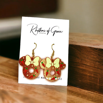 Hop Into Spring: Adorable Carrot Mouse Ears Earrings for a Dazzling Easter! - Rhythms of Grace Creative