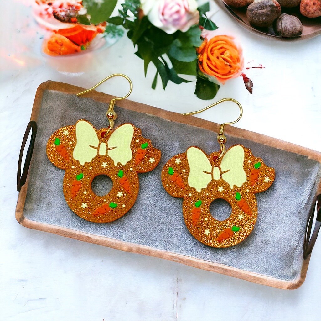 Hop Into Spring: Adorable Carrot Mouse Ears Earrings for a Dazzling Easter! - Rhythms of Grace Creative