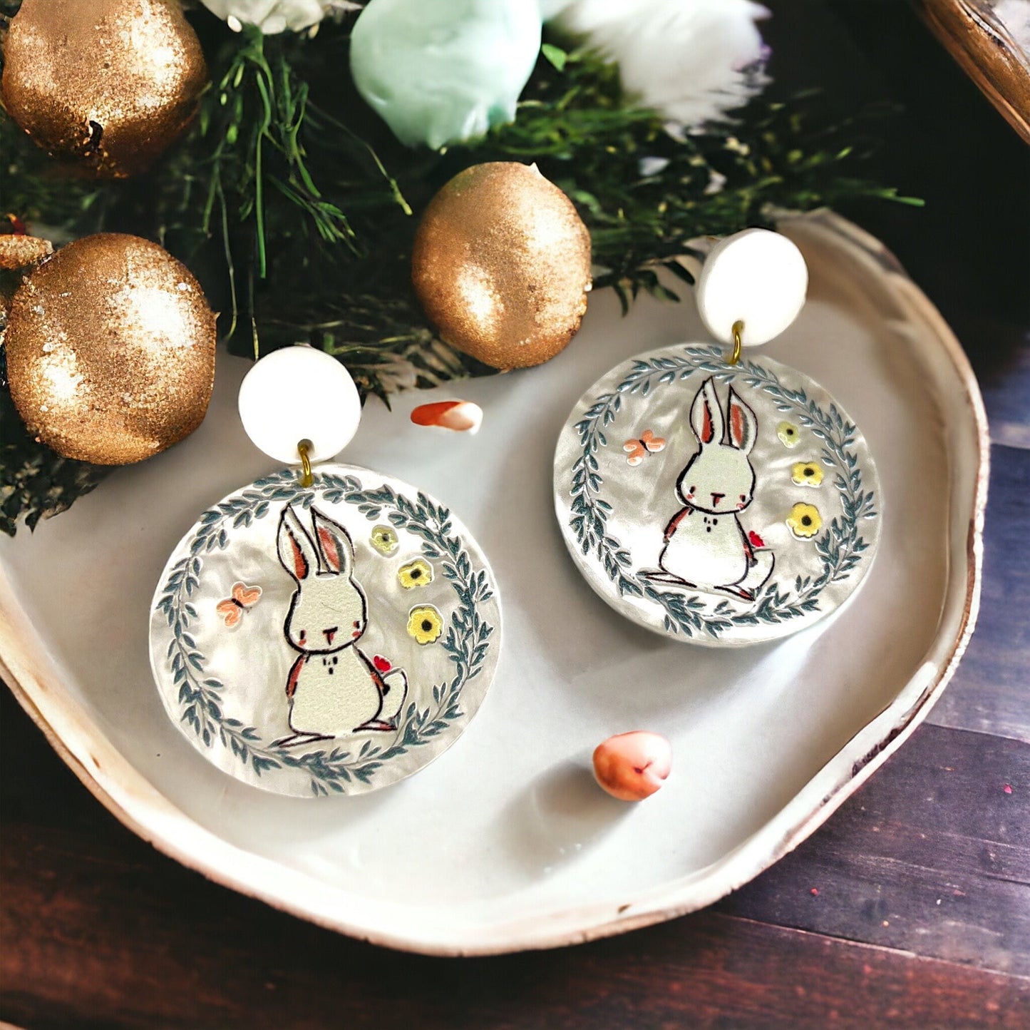 Easter Egg-citement: Adorable Bunny Earrings for a Stylish Spring! - Rhythms of Grace Creative