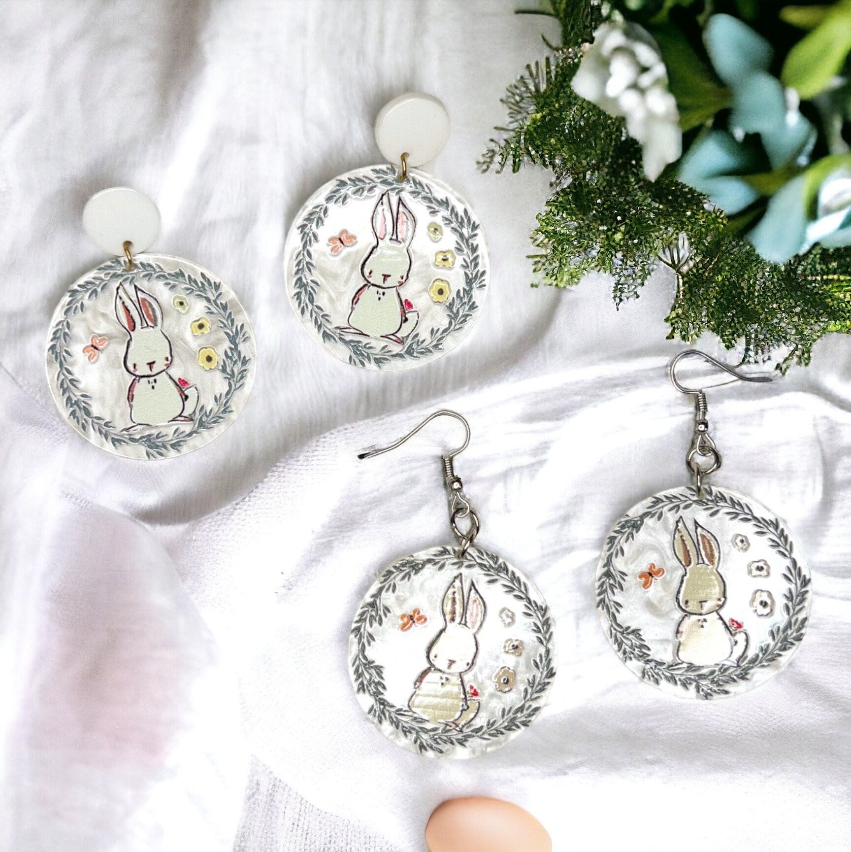 Easter Egg-citement: Adorable Bunny Earrings for a Stylish Spring! - Rhythms of Grace Creative