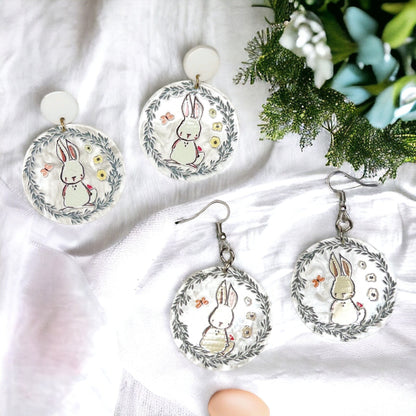 Easter Egg-citement: Adorable Bunny Earrings for a Stylish Spring! - Rhythms of Grace Creative