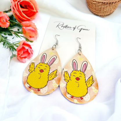 Adorable Easter Bunny Earrings – Unleash Your Spring Spirit! - Rhythms of Grace Creative