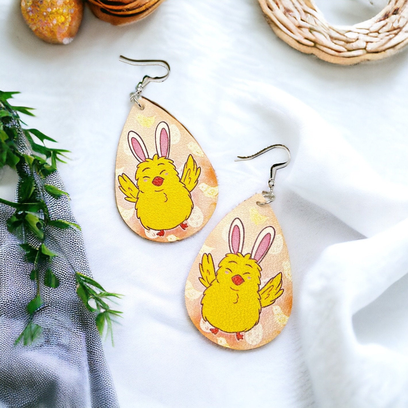 Adorable Easter Bunny Earrings – Unleash Your Spring Spirit! - Rhythms of Grace Creative