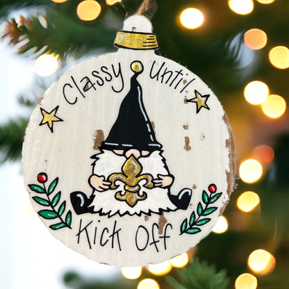 New Orleans Ornament - Saints Ornament, Christmas Ornament, Holiday Ornament, Supersome Ornament, NOLA Ornament, Louisiana Ornament - Rhythms of Grace Creative