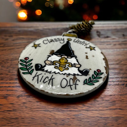 New Orleans Ornament - Saints Ornament, Christmas Ornament, Holiday Ornament, Supersome Ornament, NOLA Ornament, Louisiana Ornament - Rhythms of Grace Creative