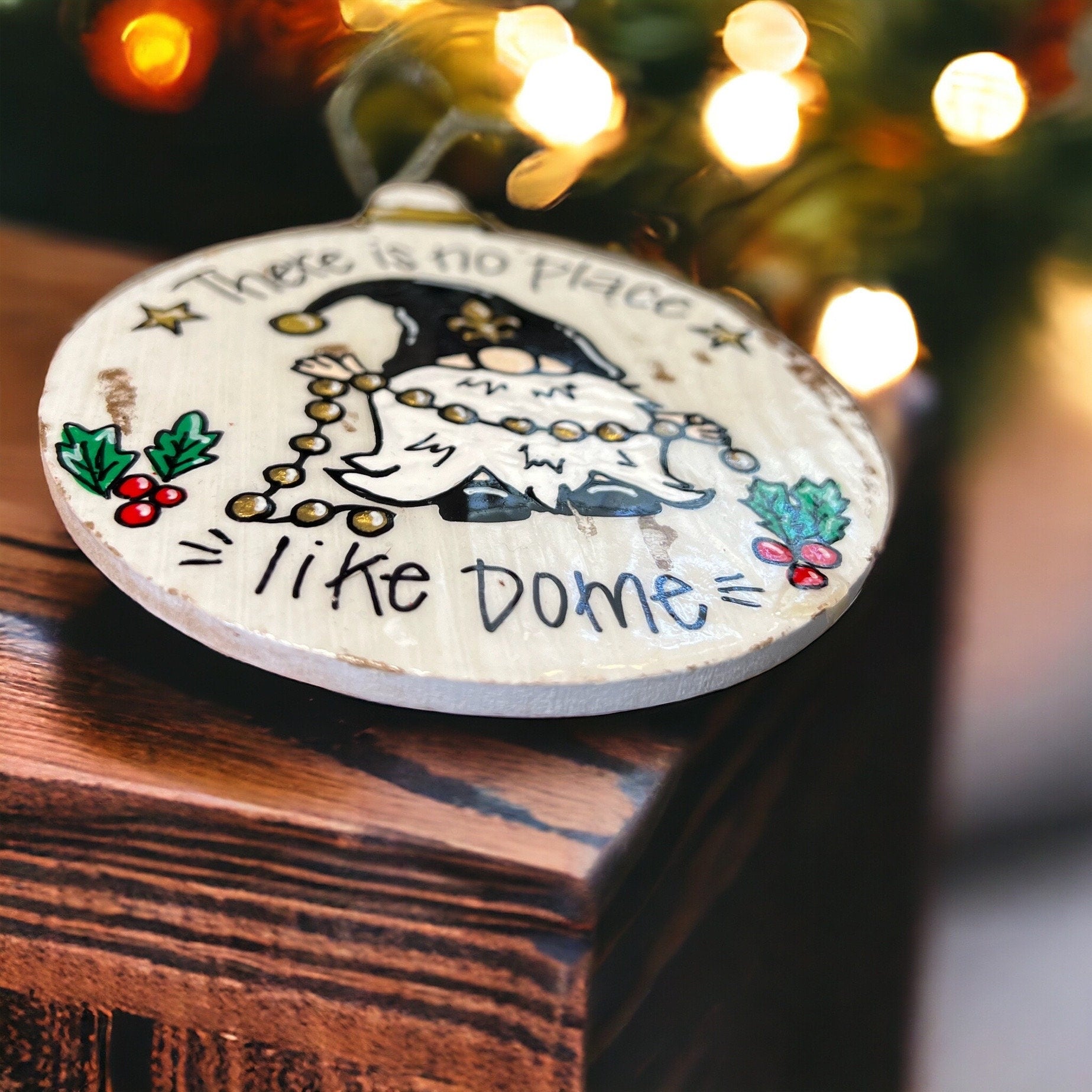 New Orleans Ornament - Saints Ornament, Christmas Ornament, Holiday Ornament, Supersome Ornament, NOLA Ornament, Louisiana Ornament - Rhythms of Grace Creative