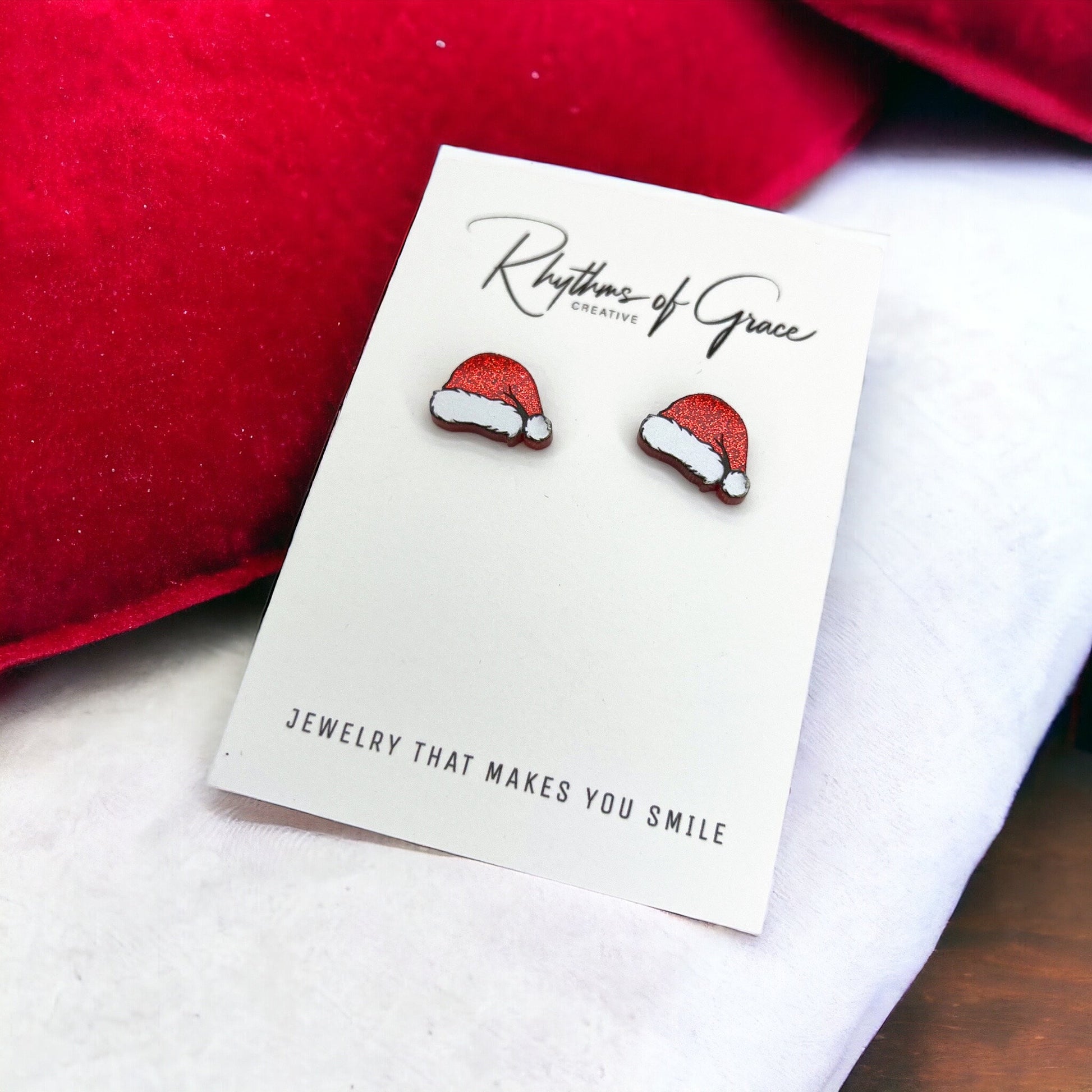 Sparkle & Shine: Colorful Christmas Stud Earrings! 🎄 - Rhythms of Grace Creative