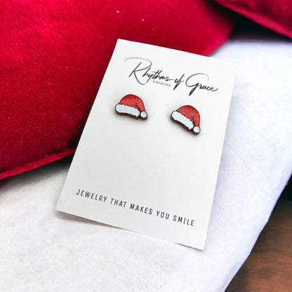 Sparkle & Shine: Colorful Christmas Stud Earrings! 🎄 - Rhythms of Grace Creative