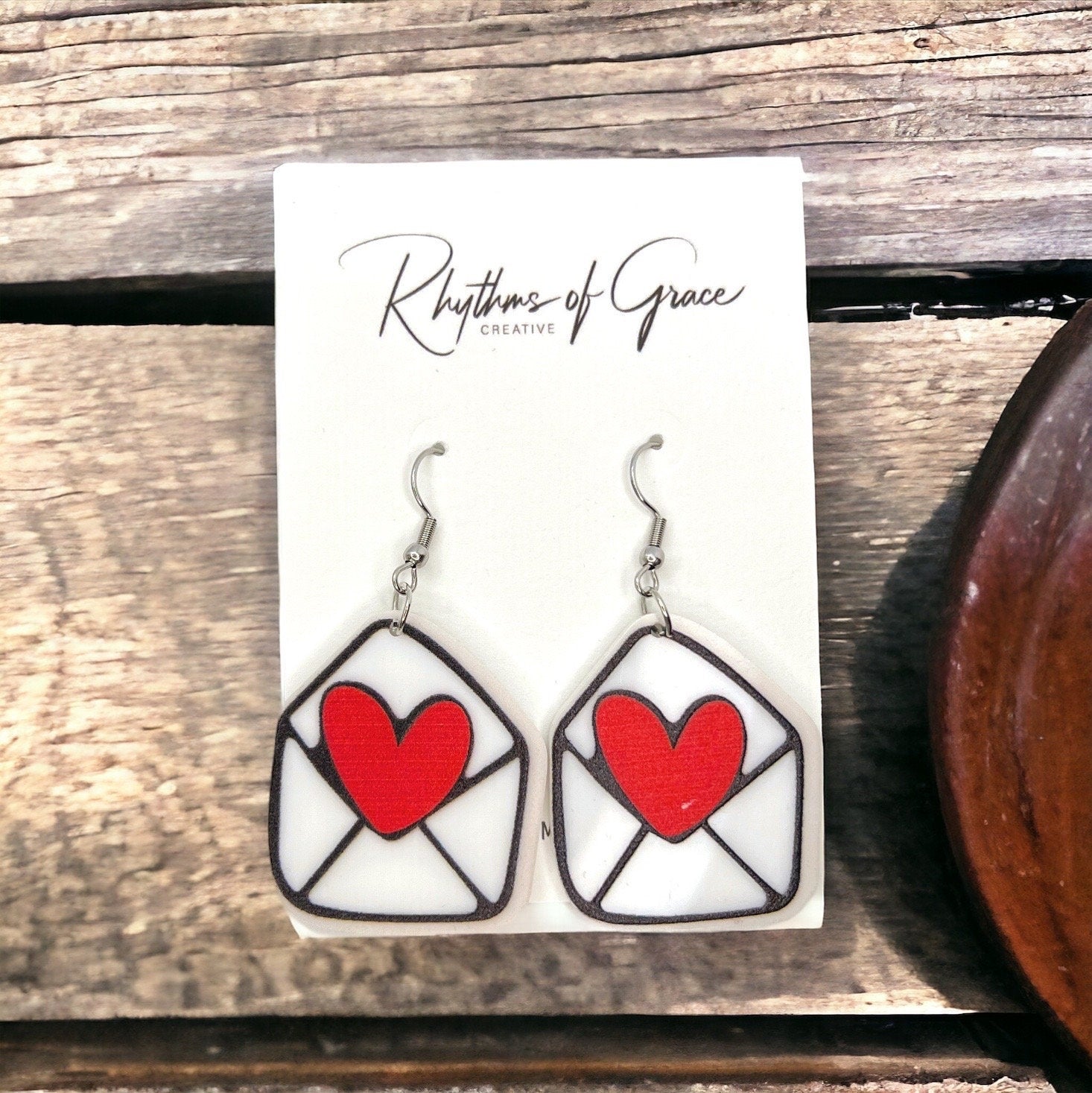 Love Letter Earrings: The Perfect Valentine’s Day Accessory! 💌 - Rhythms of Grace Creative