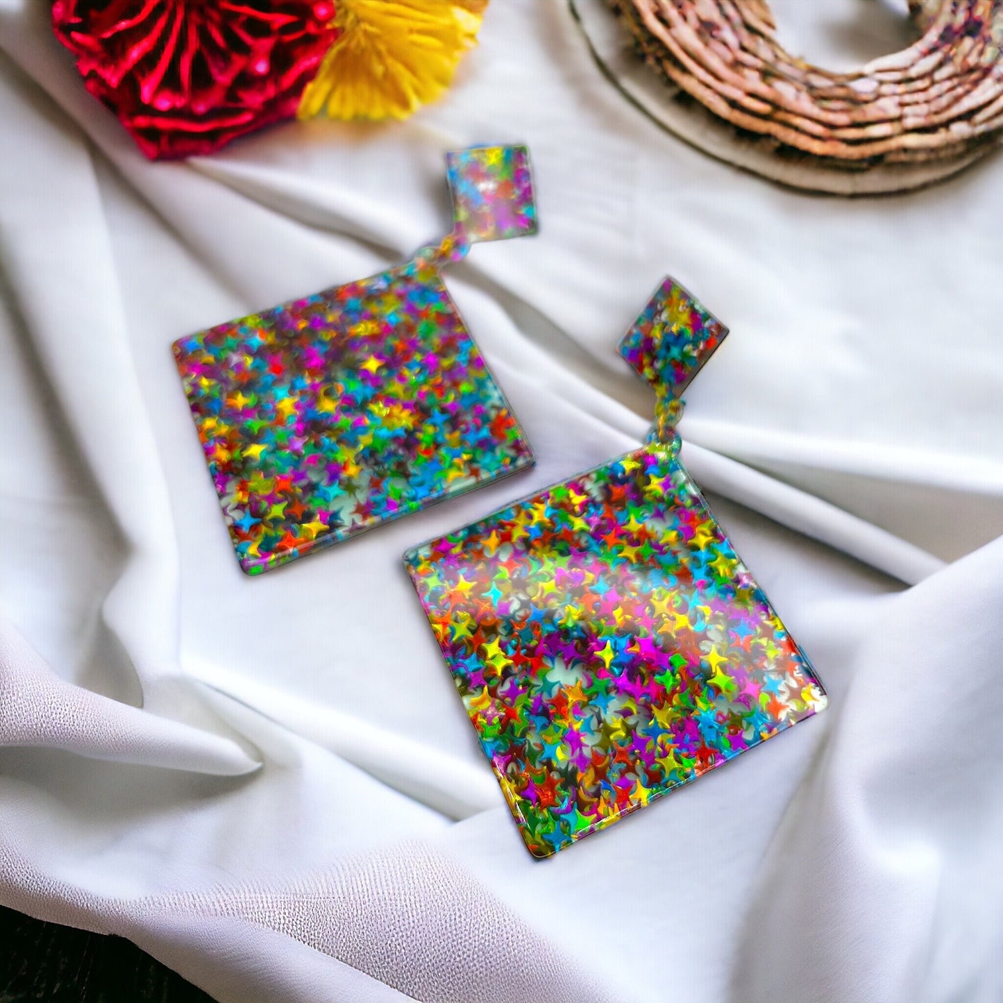 Glitter Up Your Life: Dazzling Oversized Earrings for Every Occasion! - Rhythms of Grace Creative