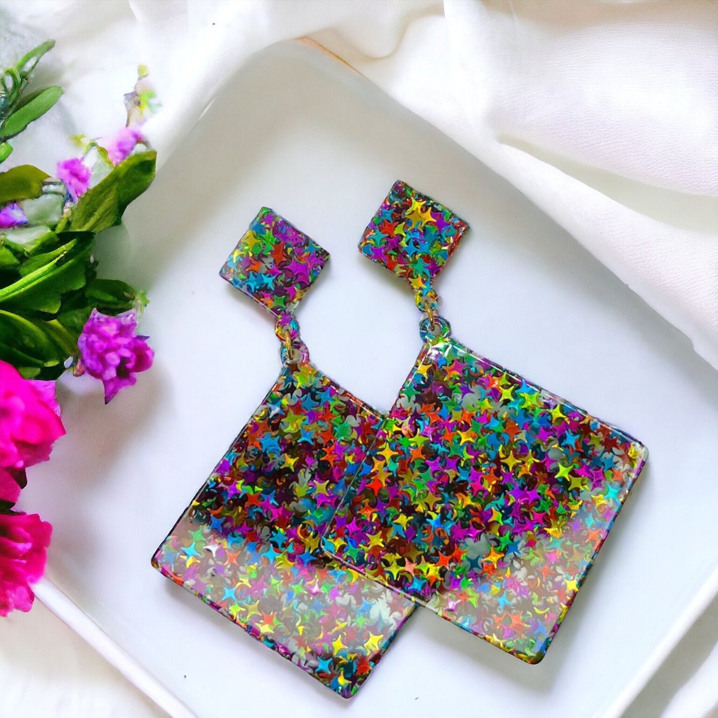 Glitter Up Your Life: Dazzling Oversized Earrings for Every Occasion! - Rhythms of Grace Creative