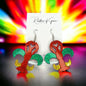 Dive into the Cajun Spirit with Fleur de Lis Crawfish Earrings! - Rhythms of Grace Creative