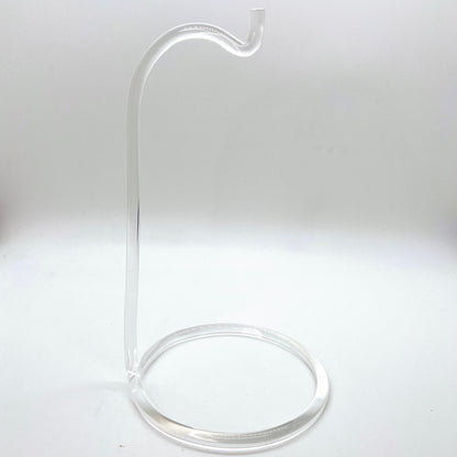 Clear Acrylic Ornament Stand, Ornament Hanger, 6” Display Stand, Ornament Display, Acrylic Stand - Rhythms of Grace Creative