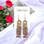 Queen Earrings - Birthday Queen, Bachelorette Earrings, Bachelorette Accessories, Queen Jewelry, Word Earrings, Glitter Earrings, Bride - Rhythms of Grace Creative