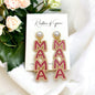 Sparkle with Pride: Rhinestone MAMA Earrings! - Rhythms of Grace Creative