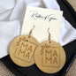 Wooden Wonders: MAMA Earrings That Make a Statement! - Rhythms of Grace Creative